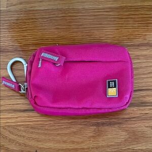 Pink Compact Case‎ with Carabiner